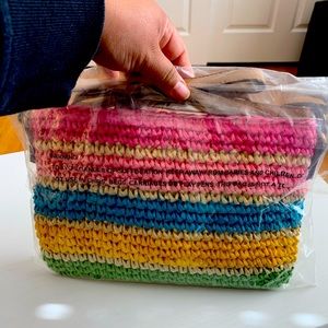 Brand new unopened summer straw crossbody